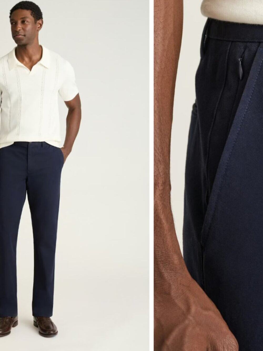 Bonobos The Chino 2.0 Athletic Fit Navy Trouser Size 36x32